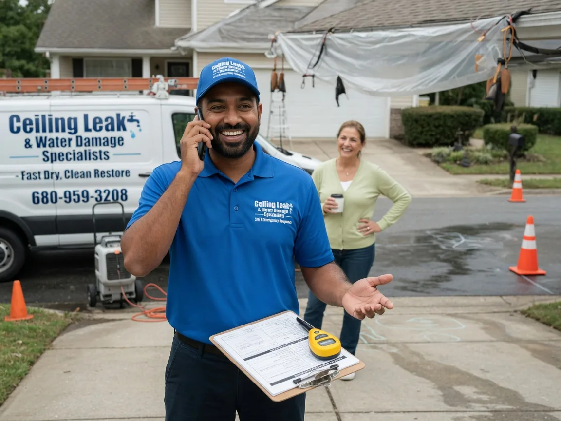 Ceiling Leak Cleanup Ballston Lake, NY FAQs
